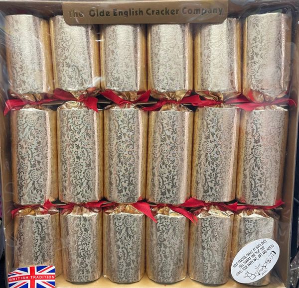 Happy New Year Crackers/ british new year party favors - the olde english cracker company, 6pcs