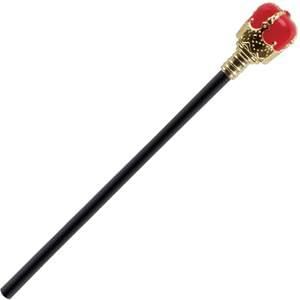 *Deluxe King Scepter, Red Royalty Costume Accessory 18in - Halloween