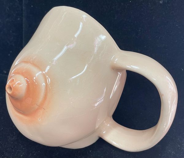 Rare Ceramic Boob Mug - Tit Mug, Coffee Mug - Adult Play