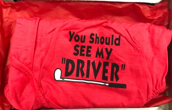 *You should see my “DRIVER”, Men's Briefs - For the Naughty Golfer - Dad Gifts - Father's Day