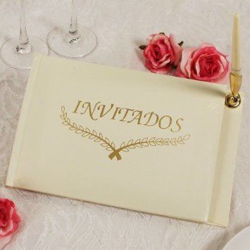 Invitados - Guest Sign In Book-Spanish