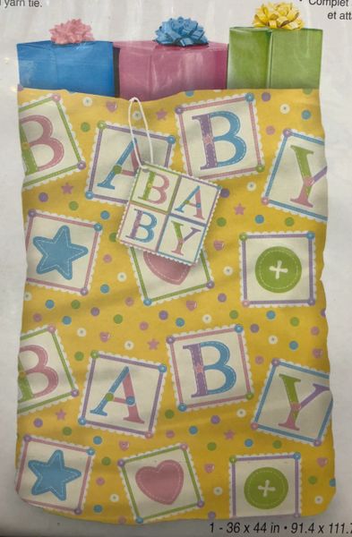 Giant Baby Shower Gift Bag, 36x44in