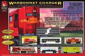 *Rare Vintage Warbonnet Charger Electric Train Set, Scale - 433-8992