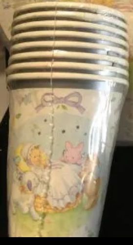 Heavenly Moments Baby Christening Party Cups, 9oz - 8ct - Baptism