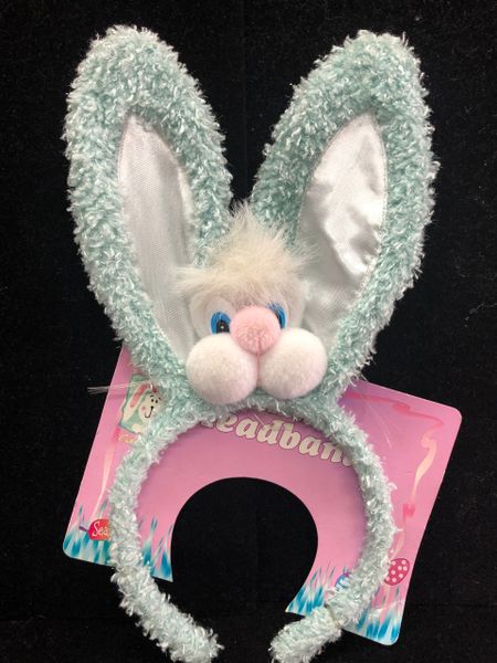 Fuzzy Easter Bunny Ears Headband - Easter Novelty Accessory