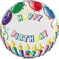 Happy Birthday Personalized - Just Write Foil Balloon, 18in - Discontinued