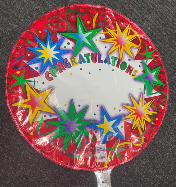 Congratulations Balloon - Personalized - Just Write Foil Balloon, 18in - Discontinued