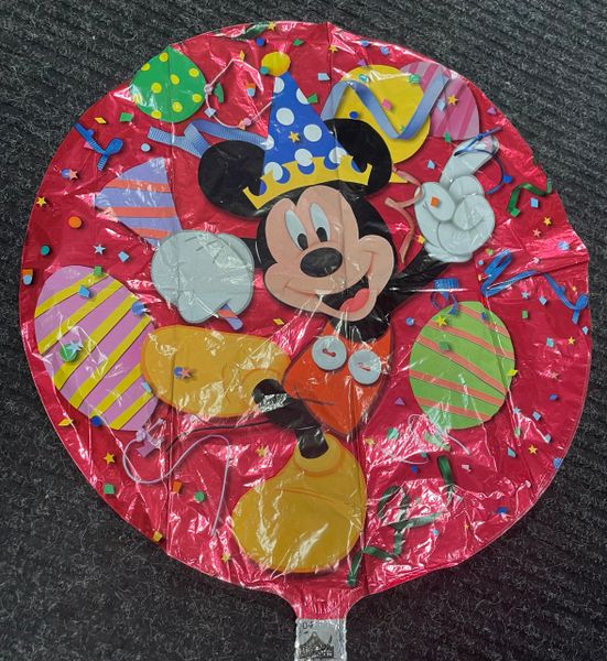 Mickey Mouse Birthday Clubhouse Red Foil Balloon, 18in
