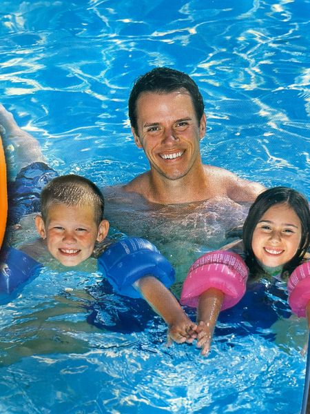 Inflatable Arm Bands 8x8in, Age 3-6 Summer Fun - Pool Safety