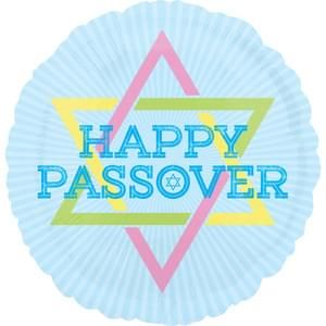 Happy Passover Foil Balloon, 18in