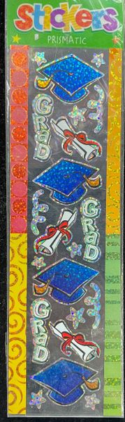 BOGO SALE - Graduation Stickers - Caps & Diplomas