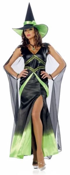 *Deluxe Green Sequin Classy Witch Dress, Women's Medium - Halloween Costumes