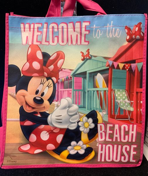 Minnie Mouse Tote Bag - Trick or Treat Bag, 13x15in - Welcome to the Beach House