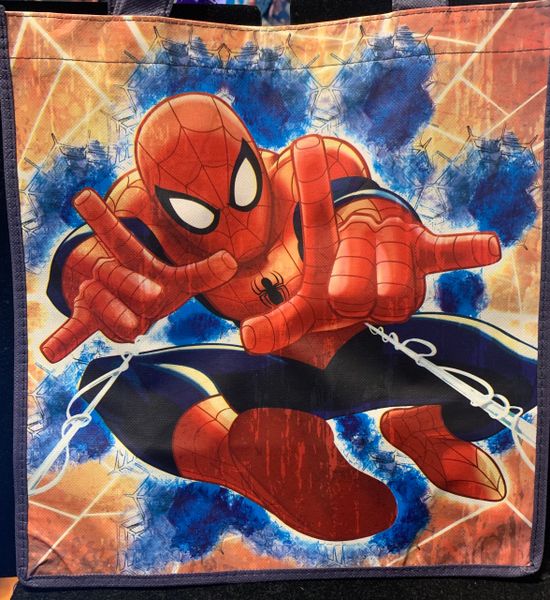 Marvel Spider-Man Tote - Halloween Trick or Treat Bag, 13x15in - (Spiderman)