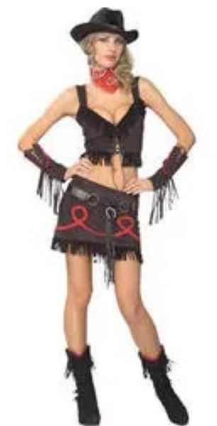 *Cowgirl Costume, Women's Medium - Western - Couples Costume - Halloween Sale