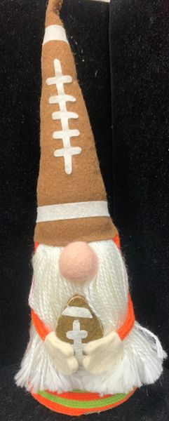 Football Player Gnome Figure, 12in - Novelty - Dad Gifts