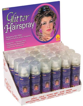 Glitter Hairspray, Body Spray - 2 Cans - Costume Accessory - Glitter  Accessories