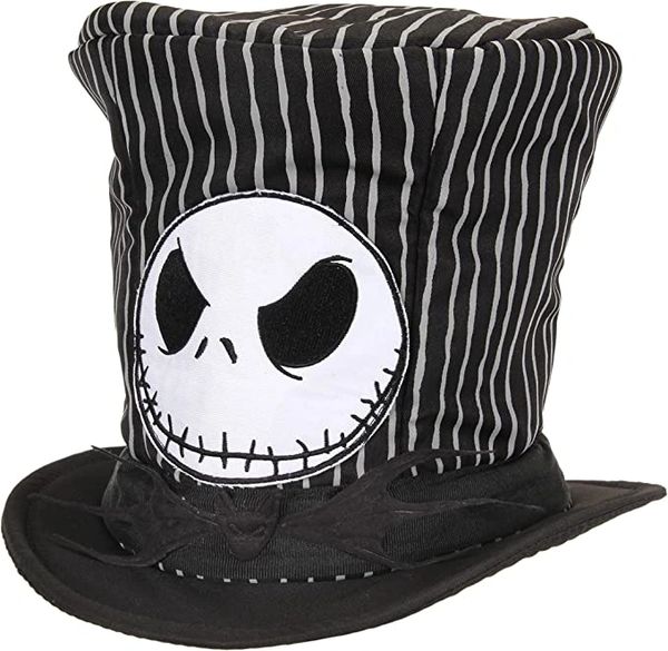 *Jack Skellington Plush Top Hat Costume Accessory - Halloween