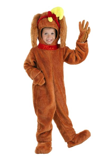 *Dr Seuss Dog Max Costume, Toddler 4T - Christmas Grinch - After Halloween Sale