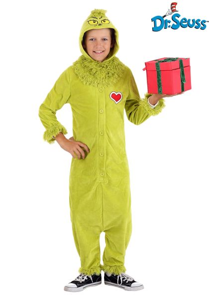 Kids Dr Seuss How the Grinch Stole Christmas Costume - Halloween Sale