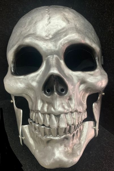 *Silver Skelton Mask - After Halloween Sale