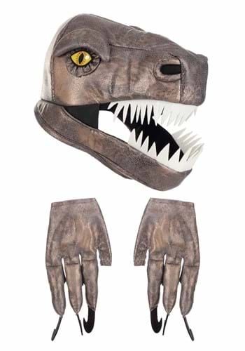 *Jawesome Velociraptor Hat/Mask & Gloves Costume - Halloween