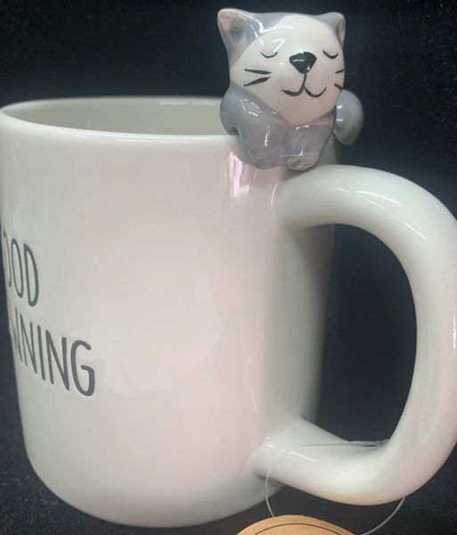 *Cat Lover: Good Meowning (Morning), White Coffee Mug