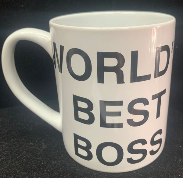 *Worlds Best Boss White Coffee Mug - The Office