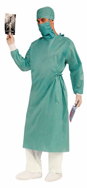 Emergency Room Master Surgeon Costume - Doctor, Scrubs - Medical - Halloween Spirit - under $20