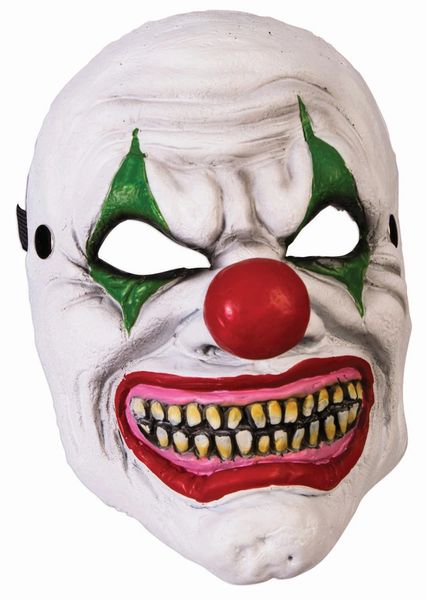 Scary Clown Mask - Halloween Spirit - Foam Mask - under $20