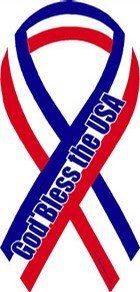 *Patriotic Magnet Ribbon: God Bless the USA, 8in