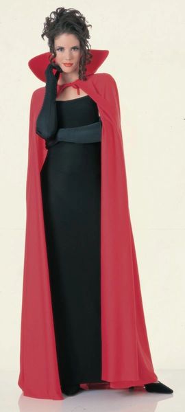 Full Full Length Red Cape, 60in - Halloween