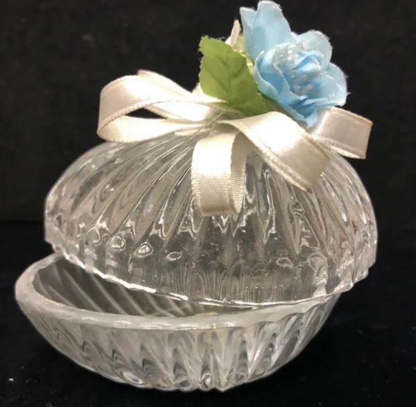 Crystal Egg Shape Trinket Box - Jewelry Holder - Mom Gifts - Mother's Day
