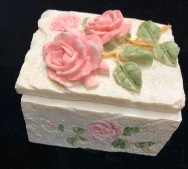 *3D Rose Trinket Box - Jewelry Holder - Mom Gifts