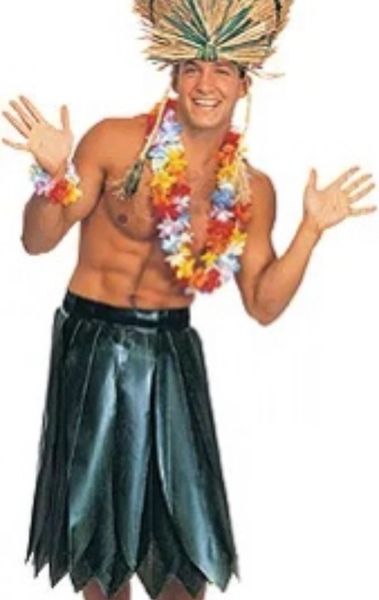 Coconut Bra Hawaiian Costume Accessory, Adjustable Size - Luau