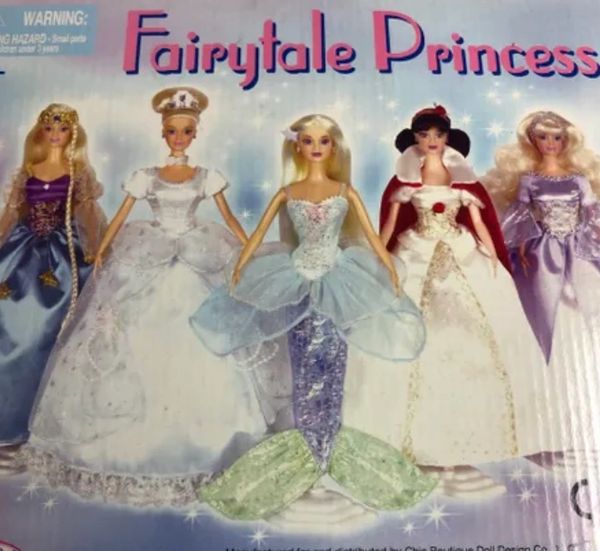 *Fairytale Friends Princess Doll Set, 5 Dolls