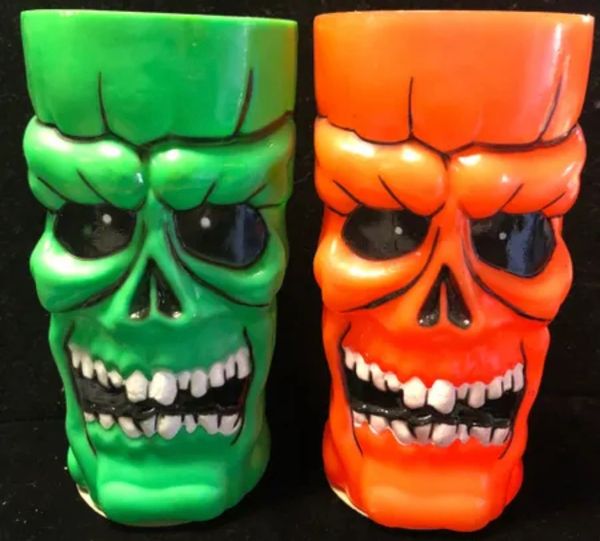 BOGO SALE - Halloween Skull Cup, 6in - Novelty - Halloween Sale