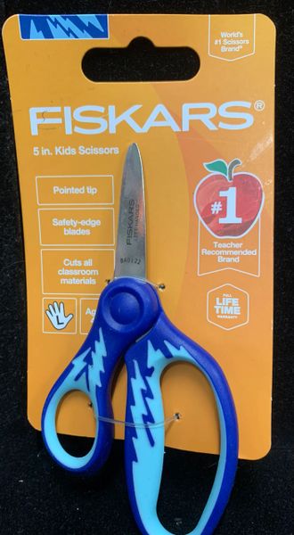 Kids Blue Safety Edge Blade Scissors, Rounded Edge