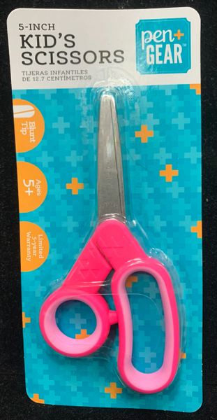 Kids Pink Safety Edge Blade Scissors, Rounded Edge