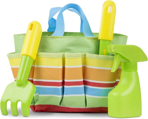 Melissa & Doug Sunny Patch Giddy Buggy Gardening Set Tote Bag , Age 3+