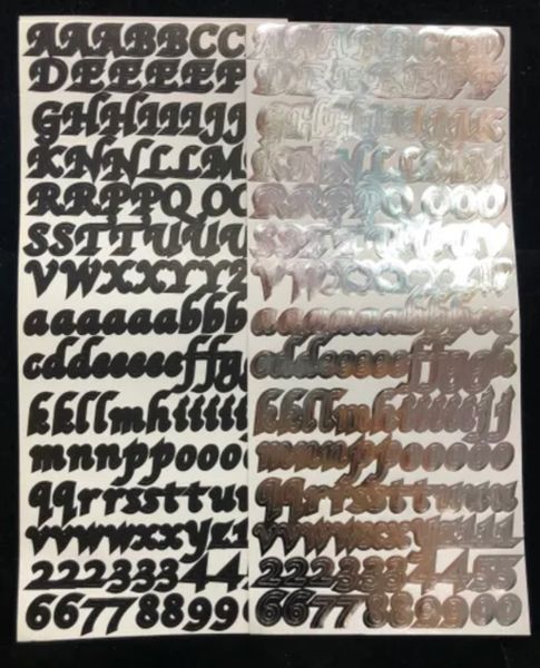 Alphabet Sticker Labels - 1 Sheet - Letters
