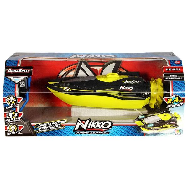 Nikko RC Aquasplit 1:30 4 Km/h 9v Electric Water Power Boat - Summer Fun - Toy Sale