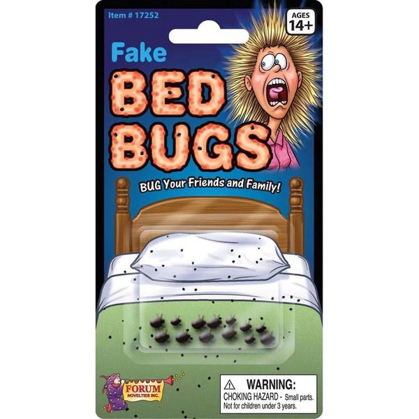 BOGO SALE - Fake Bed Bugs Prank -Purim - April Fools Jokes - Insects