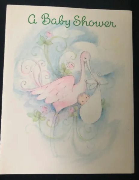 Baby Shower Party Invitations, Stork & Baby, 8ct - Packaged