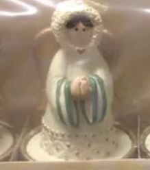 Christmas Angel Molded Votive Candles, 2.5in - 5 Candles