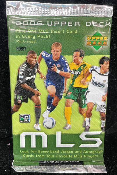 *Upper Deck MLS Hobby Soccer Trading Cards Pack - 2006