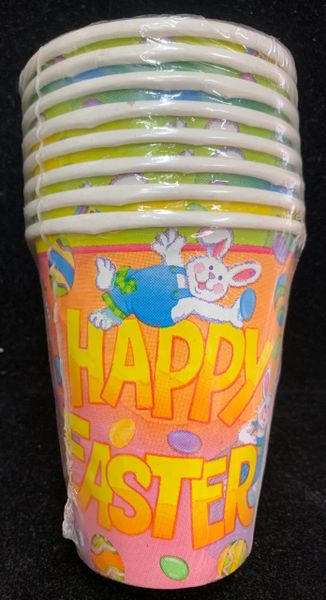 Happy Easter, Bunny Hop Party Cups, 8ct - 9oz
