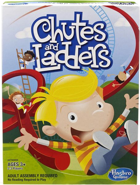 *Kids Chutes and Ladders Board Game - Hasbro