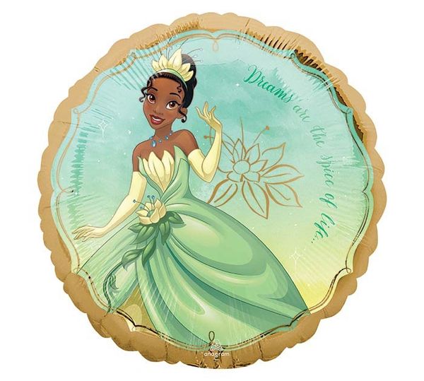 (#42) Disney Princess Tiana Foil Balloon, 18in - Licensed