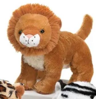 Stuffed Lion Plush, 12in - Jungle Safari Animals